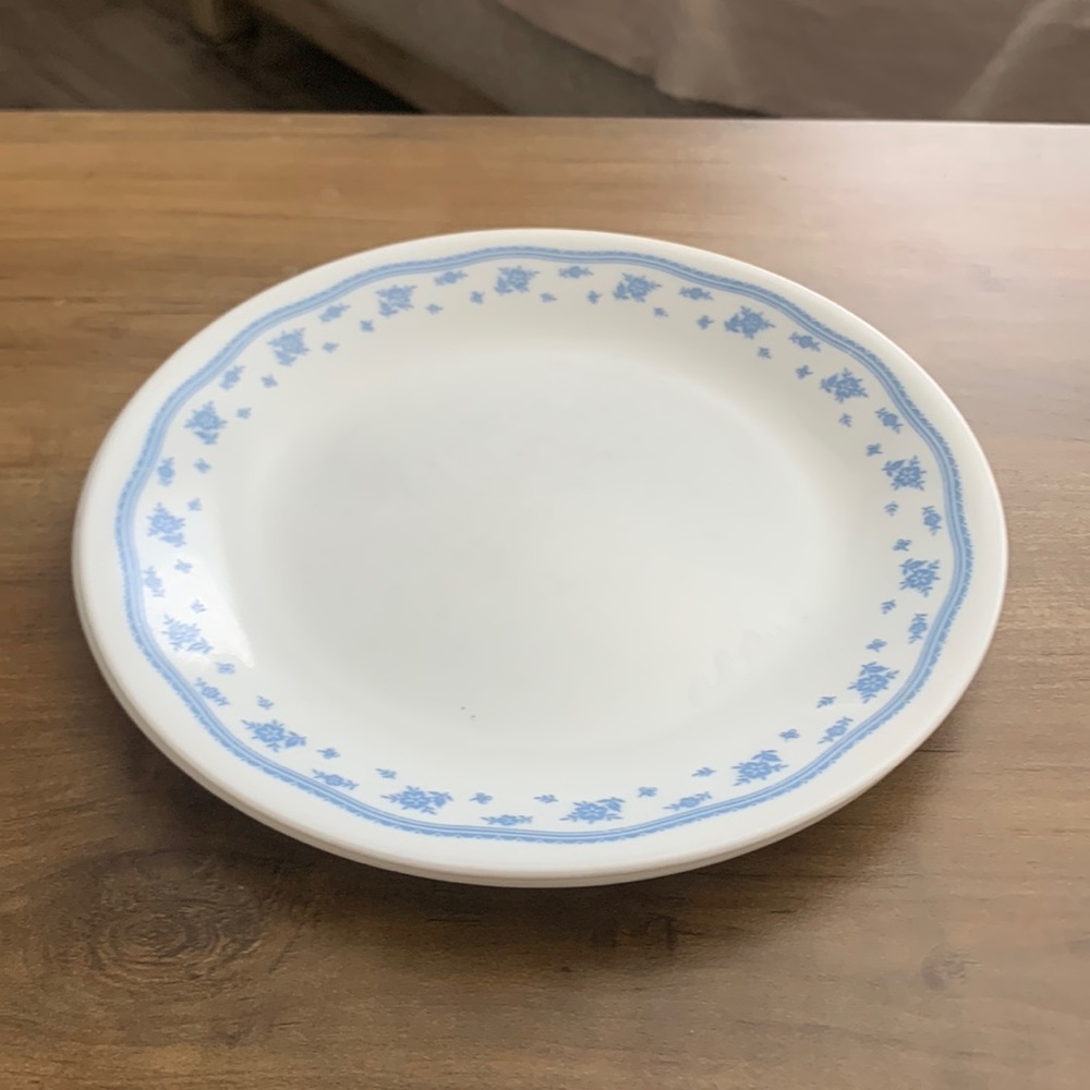 Corelle Morning Blue Flower plates